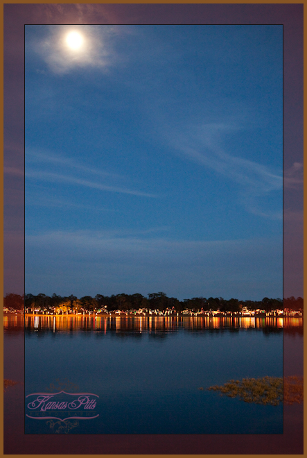 Christmas Reflections in DeFuniak Springs Lake DeFuniak