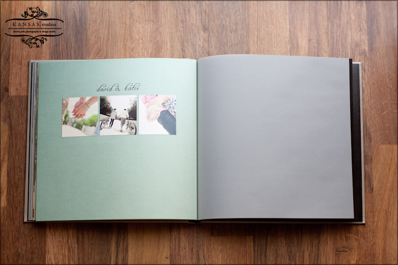 Lay Flat Custom Wedding Guest Sign in Book Using Engagement Images