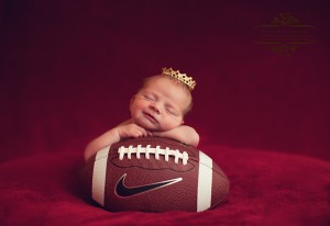 newborn football themed, Seminole Princess newborn football themed, Seminole Princess