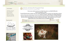 Kansas Pitts featured on newborn photography.com 