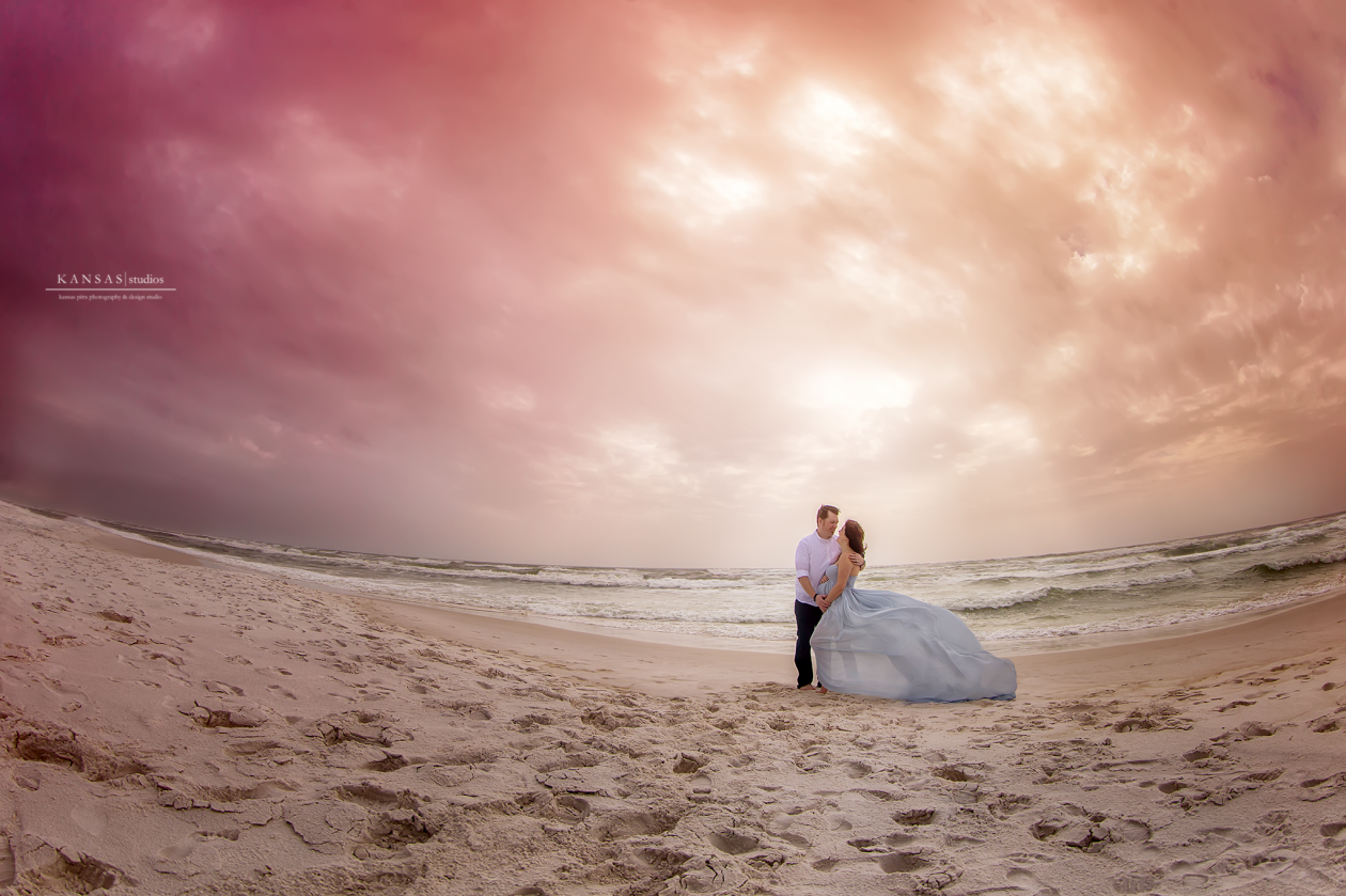 Couple Beach Maternity Session