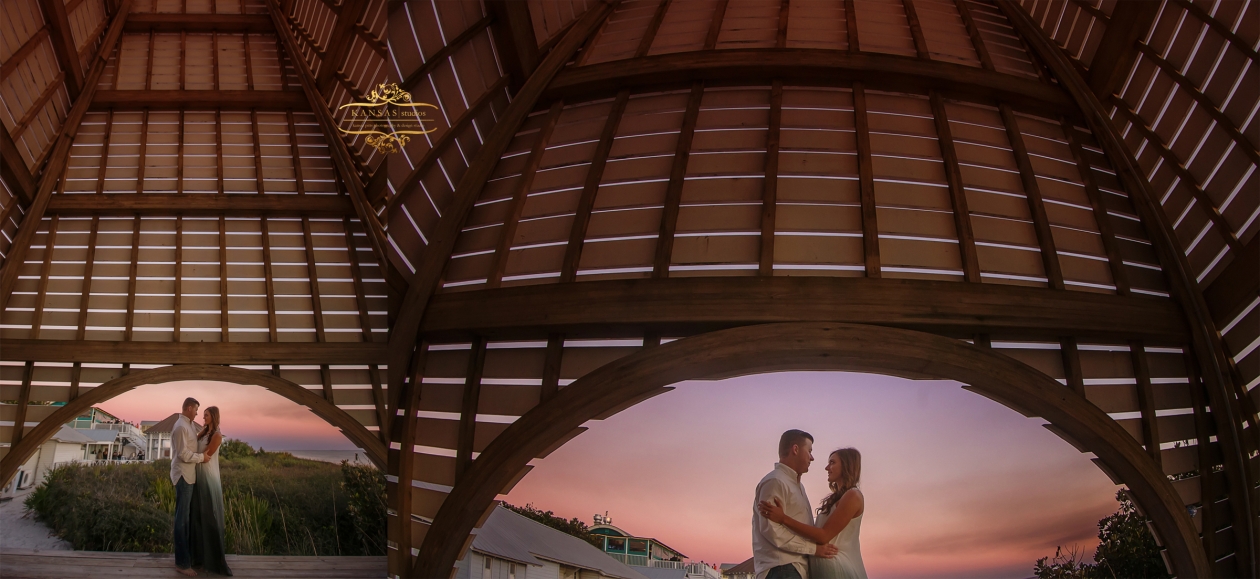 Seaside Pavilion Engagement