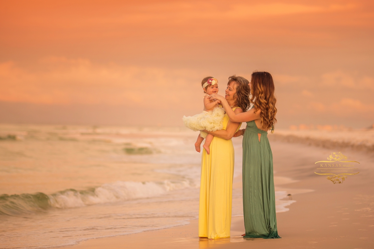 multi generational family beach pictures 