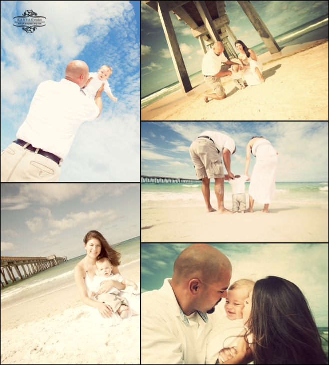 the lacombe family at pier park & the beach at pier park