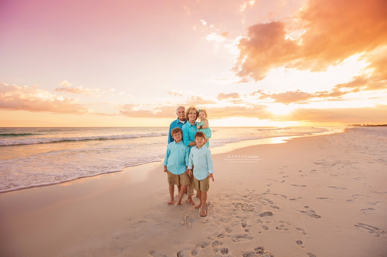 Multigenerational Family Beach Pictures
